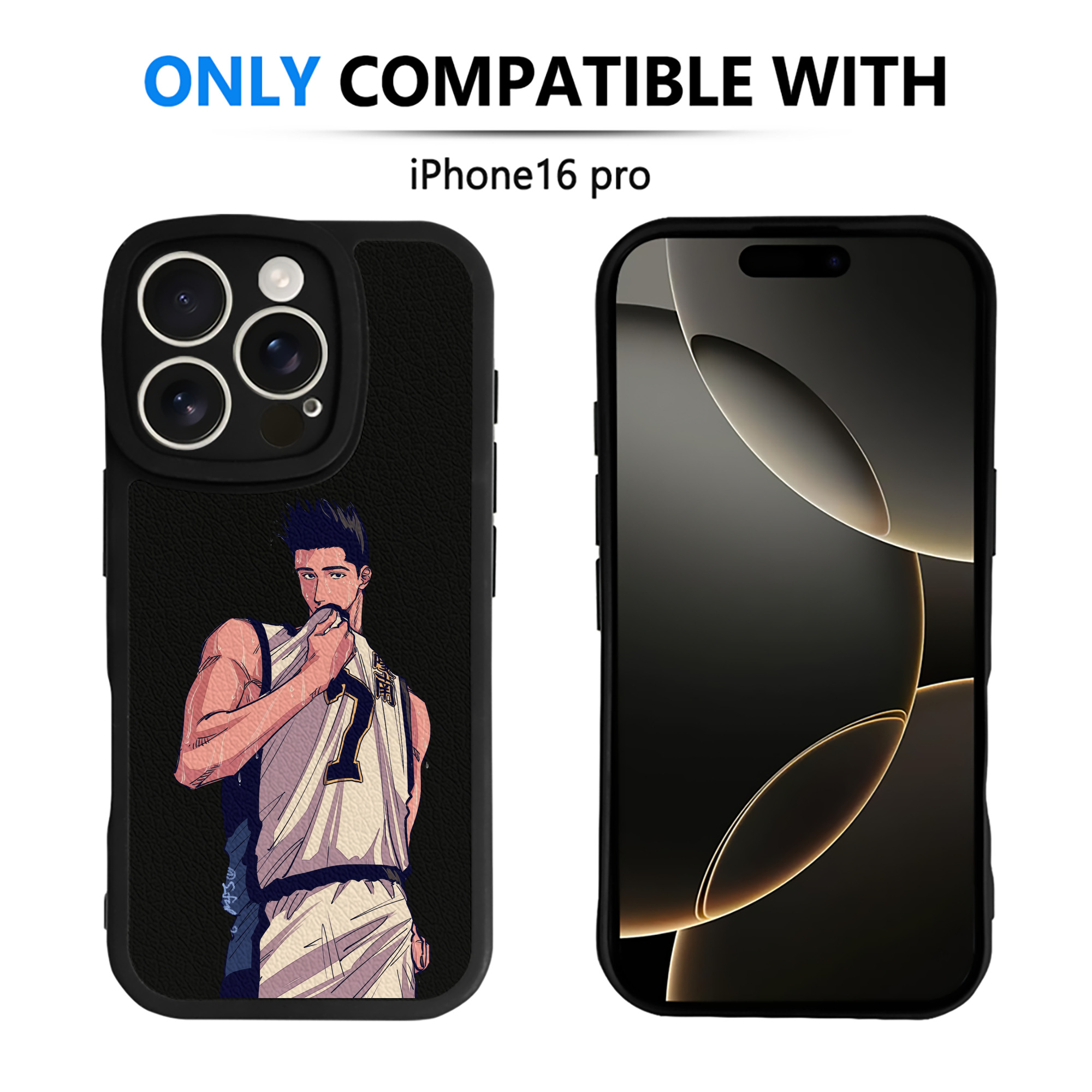 （画像用） SLAM DUNK／スラムダンク 【iPhone 16シリーズ対応】シリコンスマホケース（レザー調） 材質：シリコン